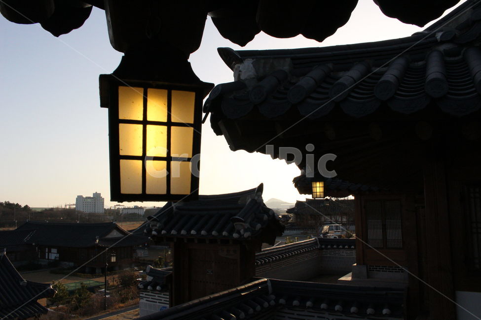 한옥,조명,기와,전등,분위기