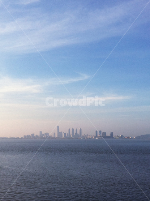 바다,서해,서해안,송도,구름,하늘,바닷가,건물,자연,풍경,nature,landscape,도시,city