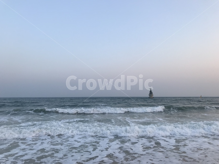 노을,해운대,바닷가,부산,하늘,파도,바다,푸른색,청량함,청량,편안,편안함,상쾌,상쾌함,자연,풍경,nature,landscape,sea,water,물,ocean,대양,outdoors,옥외
