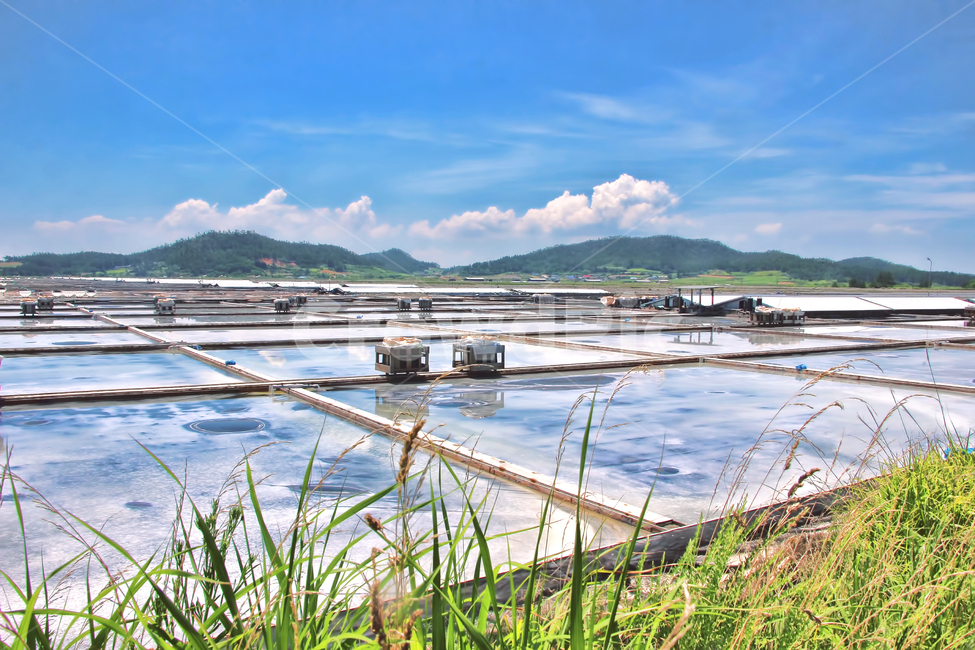 염전,풍경,반영,맑은날,색감,시골,마을,풍경,landscape,country,rural,town,산업,industry,industrial