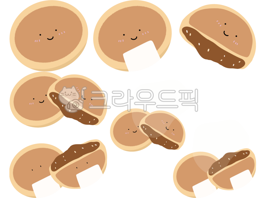 호떡,겨울간식,호떡장사,씨앗호떡,꿀호떡,음식,겨울먹거리,간식,도라야끼,캐릭터,귀여운,디저트,빵,달콤한,행복,미소,아침식사,앙금빵,단팥빵,길거리음식,겨울디저트,자른호떡,따뜻한,겨울,길거리간식