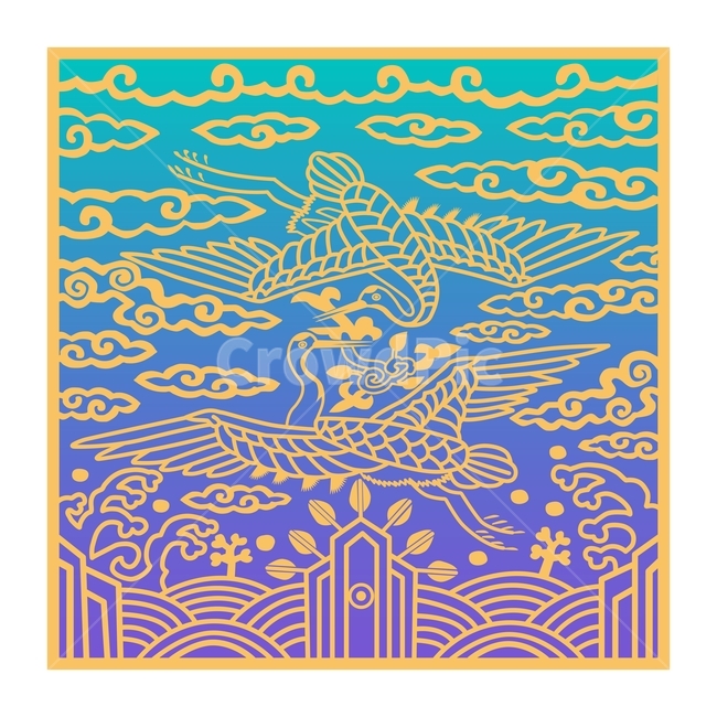 학문양,한국전통문양,일러스트레이션,그래픽,전통문양,아웃라인,art,전통패턴,학,두루미,동물문양,pattern,무늬,구름문양,background,illustration,graphic,배경,바탕,백그라운드,한국적,코리안,korean,디자인소스,텍스타일배경,장식,동물,animal,새,조류,한국전통,궁중복문양,조선시대문양,traditionalpattern,텍스타일소재,패턴,일러스트,icon,아이콘,캐릭터,애니멀,프레임,frame,character,crane,label,라벨,상표,파랑색,감청색,그래픽,일러스트레이션,graphic,illustration