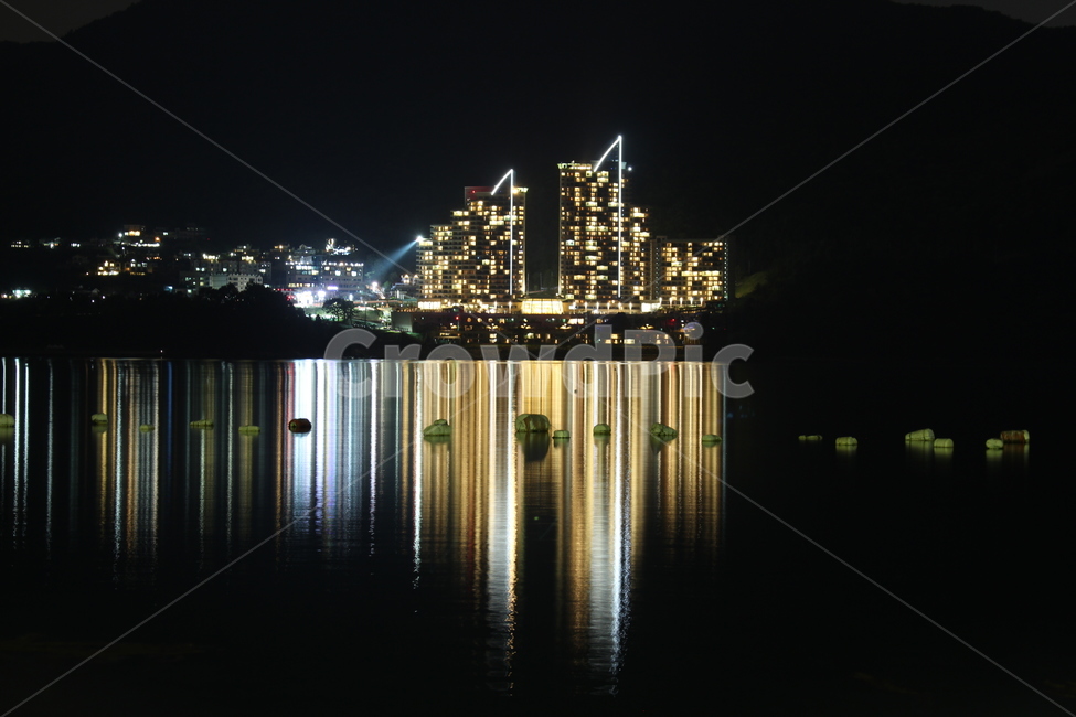지세포,야경,밤바다,거제도,anightview,sea,urbannightview,리조트,불빛,반사