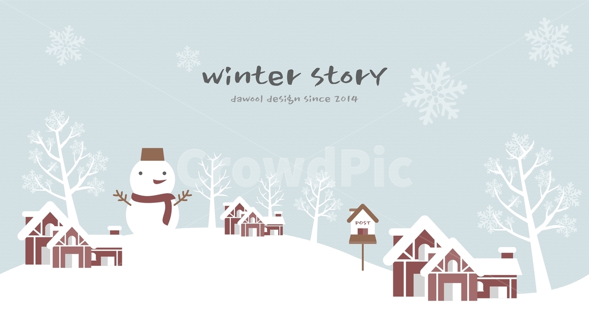 눈사람,눈결정,집,나무,겨울,플랫디자인,일러스트,겨울,계절,winter,season,그래픽,일러스트레이션,graphic,illustration