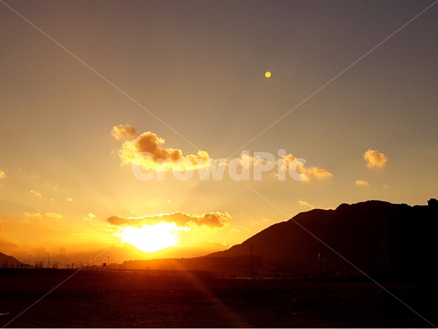 노을,해,풍경,맑음,저녁노을,자연,풍경,nature,landscape,flare,플레어,light,빛,sunlight,햇빛,outdoors,옥외