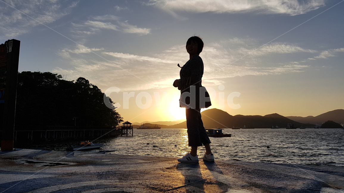 일몰,실루엣,silhouette,light,빛,sunlight,햇빛,바다풍경