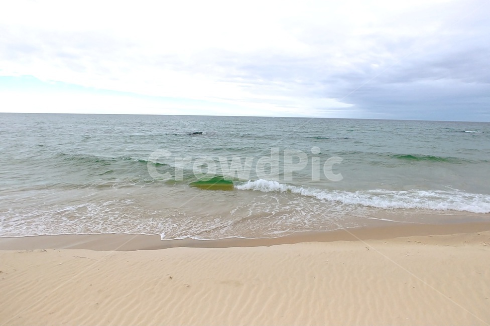 모래사장,동해안,파도,바다,흐림,흐린바다,주문진,해변,바다,beach,sea