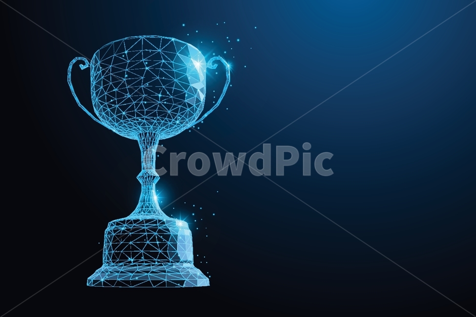 스포츠,트로피,우승,1등,로우폴리,파랑,파란,블루,1위,상금,수상,어워드,챔피언,경쟁,대회,승리,축하,성공,폴리곤,선수,운동,컵,최고,3d,로우,폴리,그래픽,일러스트레이션,graphic,illustration