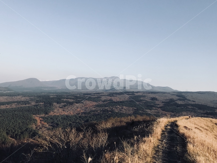 오름,제주도오름,언덕,등산길,옥외