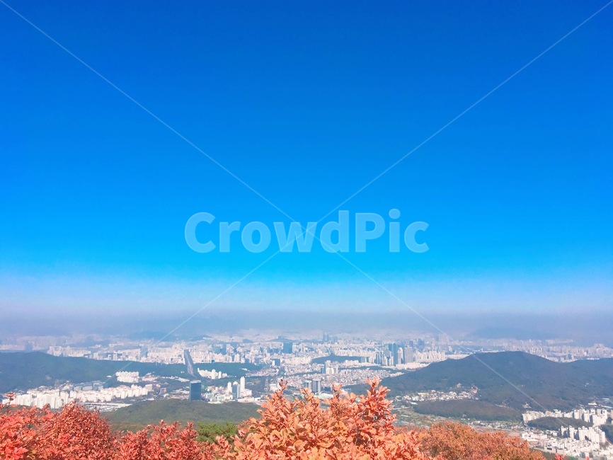 단풍,하늘,가을,산,가을하늘,자연,풍경,nature,landscape,outdoors,옥외,mountain,경치