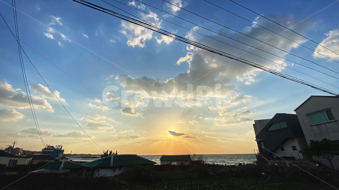 nature,자연,노을,석양,바다,제주