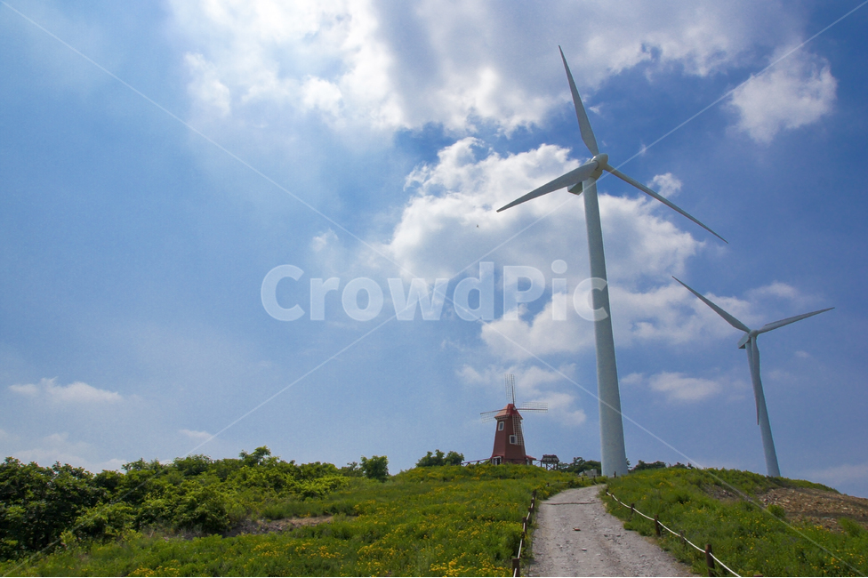 태백,풍력발전단지,풍력발전,하늘,풍력단지,자연,풍경,nature,landscape,산업,industry,industrial,에너지산업,energy industry,machine,기계,motor,모터,engine,엔진
