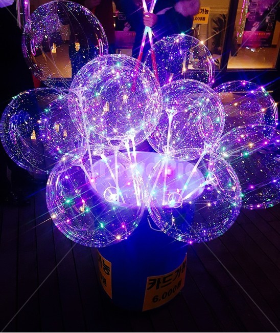 led,풍선,ballon,반짝이는,축제,보라,led풍선,이쁜,빛