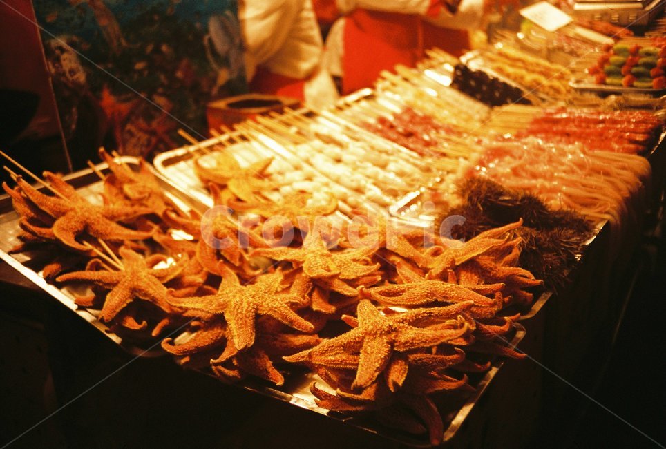 중국,야시장,불가사리,음식,먹거리,시장,마트,마켓,market,mart,market place