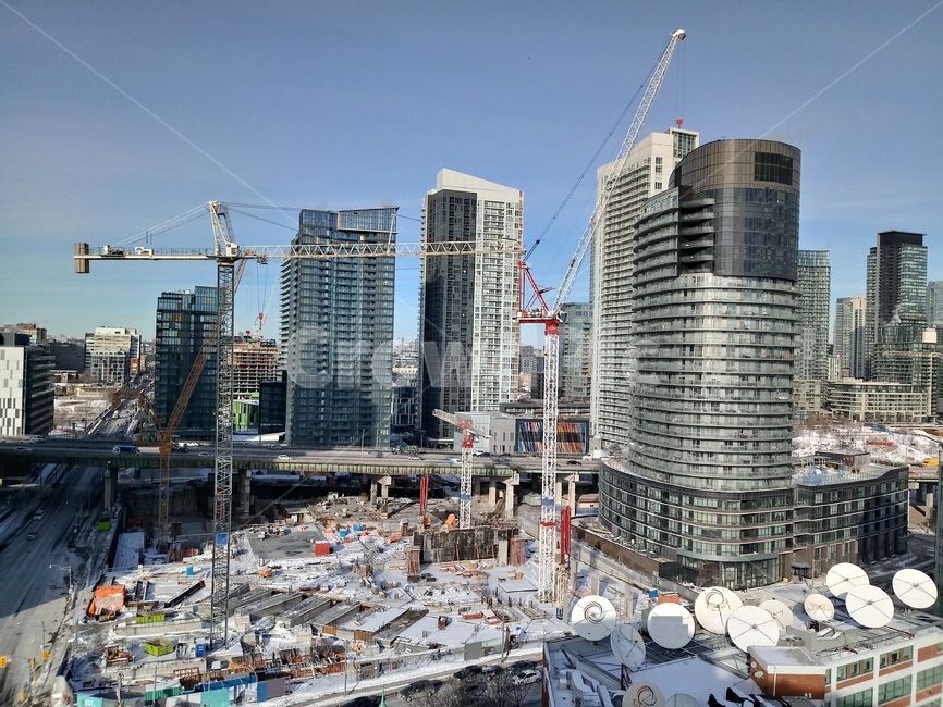 캐나다,토론토,건설현장,건설,타워크레인,building,canada,toronto,towercrane,construction,외국건설,외국건설현장