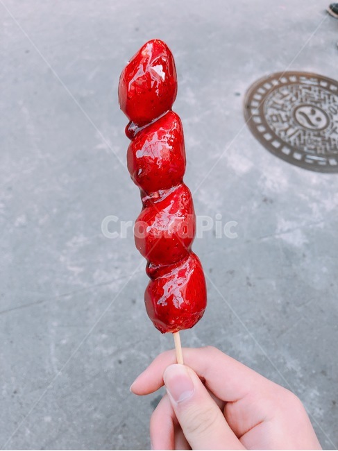 탕후루,딸기,꼬치,손톱,간식
