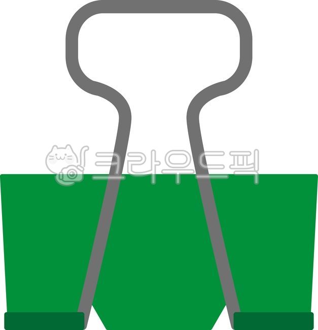 클립,사무용품,업무,모으기,집기,집게,green,초록색