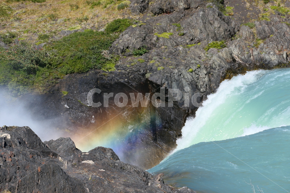 남미,칠레,토레스델파이네,torresdelpaine,폭포,작은폭포,무지개,rainbow,폭포무지개,falls