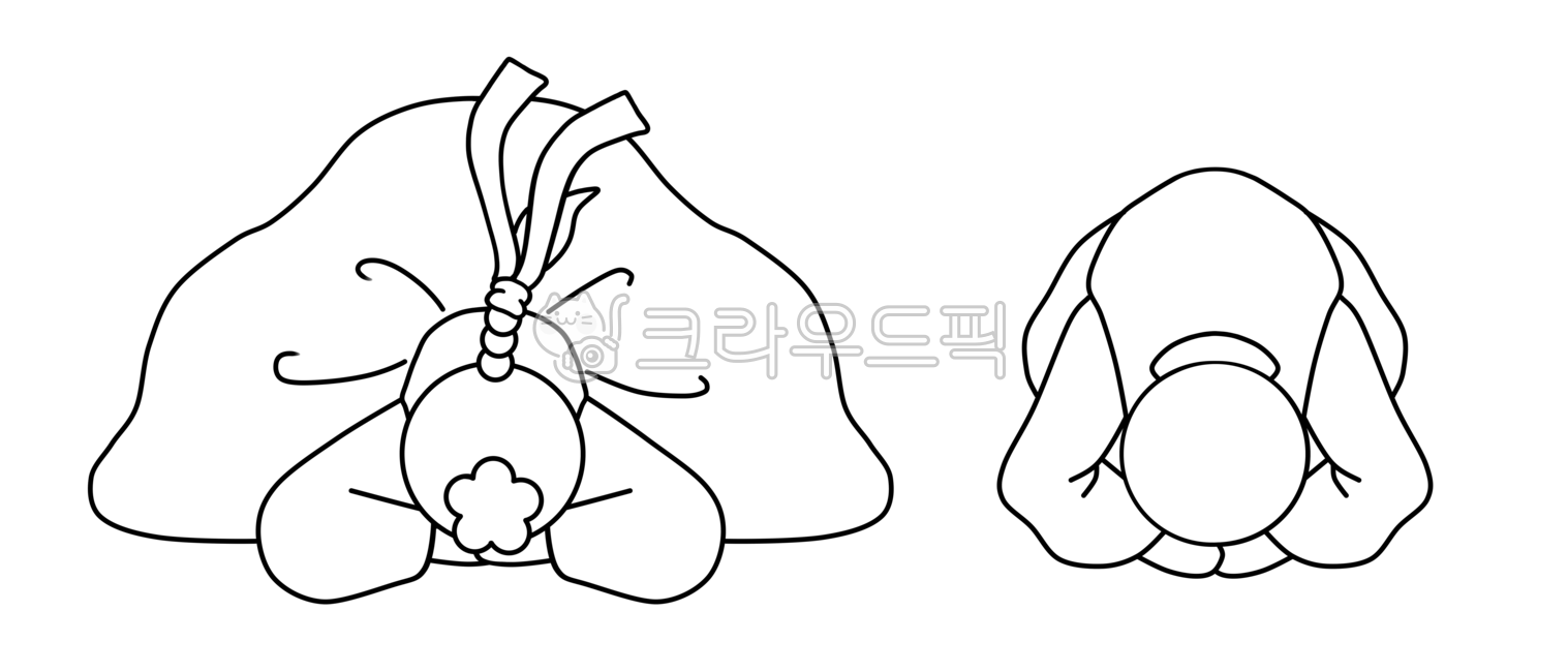 새해, 새배하는모습, 새배, 한복, 전통의상, 사진,이미지,일러스트,캘리그라피 - new7draw작가