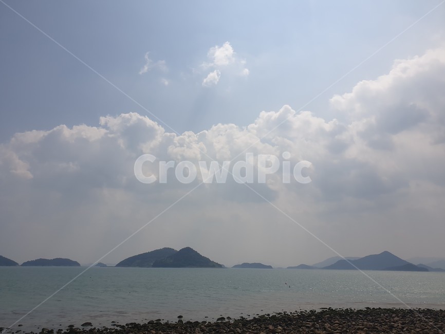 배경,풍경,바다,구름,빛,날씨