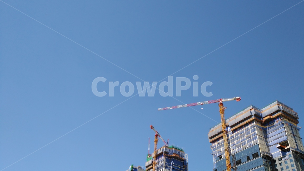 타워크레인,하늘,sky,towercrane,공사