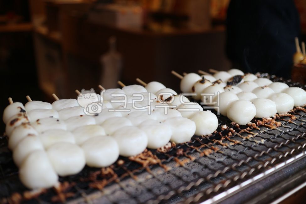 당고,떡구이,꼬치,일본음식,구워먹는,떡