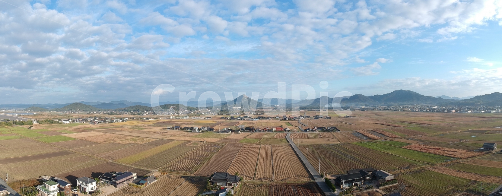 일본,japan,농촌,시골,파노라마,panorama,가을,가을풍경,추수,구름,푸른하늘,하늘,자연,풍경,nature,landscape,시골,마을,country,rural,town,경치,outdoors,옥외,scenery,aerial view,조감도