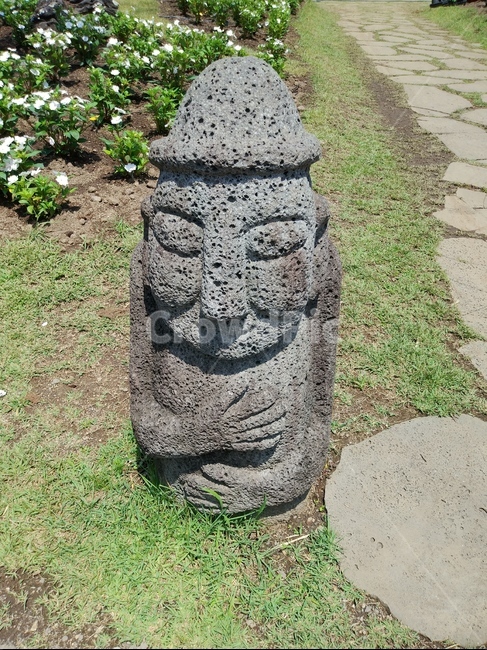 제주도,돌,돌하르방,자연,땅