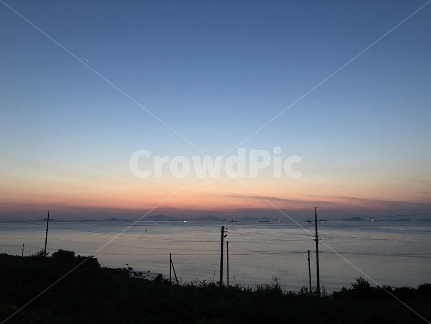 노을,바다,자연,풍경,목포,자연,풍경,nature,landscape,outdoors,옥외,dusk,황혼,sunset,일몰,sky,하늘,dawn,새벽,red sky,붉은 하늘