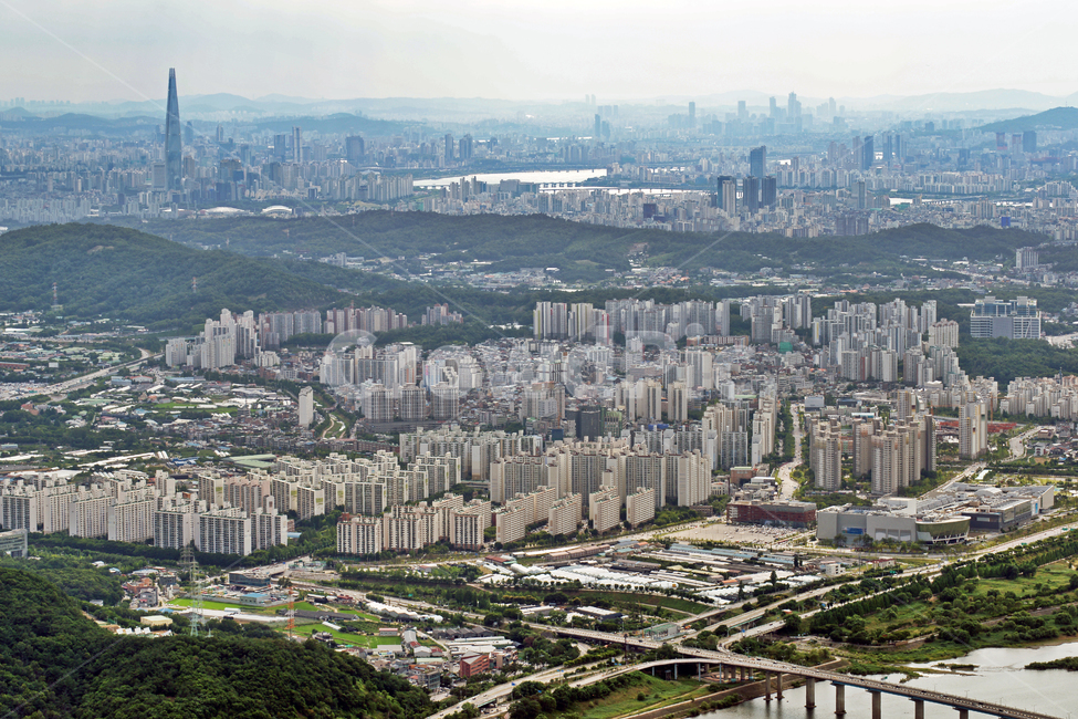 팔당대교,하남시,한강,경기도,미사리,아파트촌,잠실
