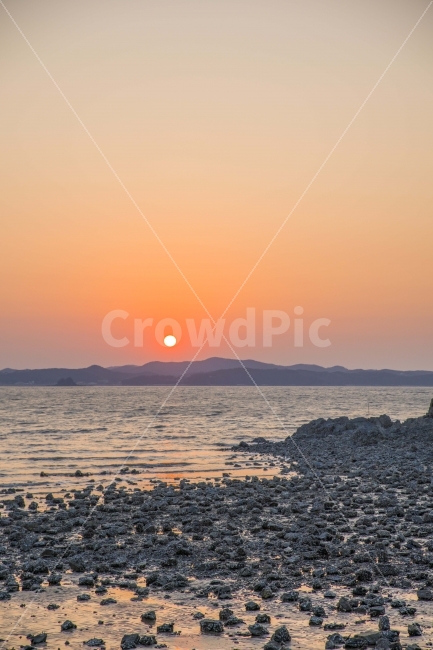 일몰,저녁,노을,바다,대부도,풍경,자연,풍경,nature,landscape,해변,바다,beach,sea,outdoors,옥외,dawn,새벽,sunset,red sky,붉은 하늘,sky,하늘,dusk,황혼,sunlight,햇빛
