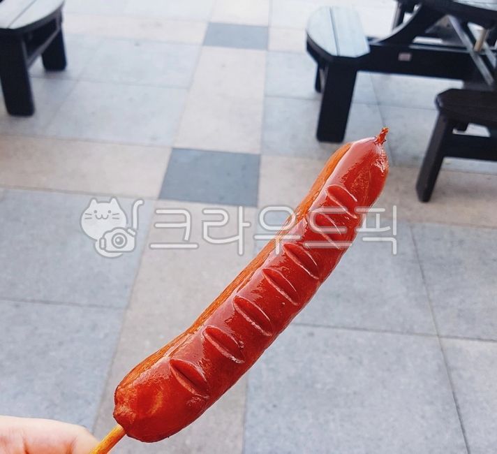 소시지,음식,먹거리,야외,휴게소,시외