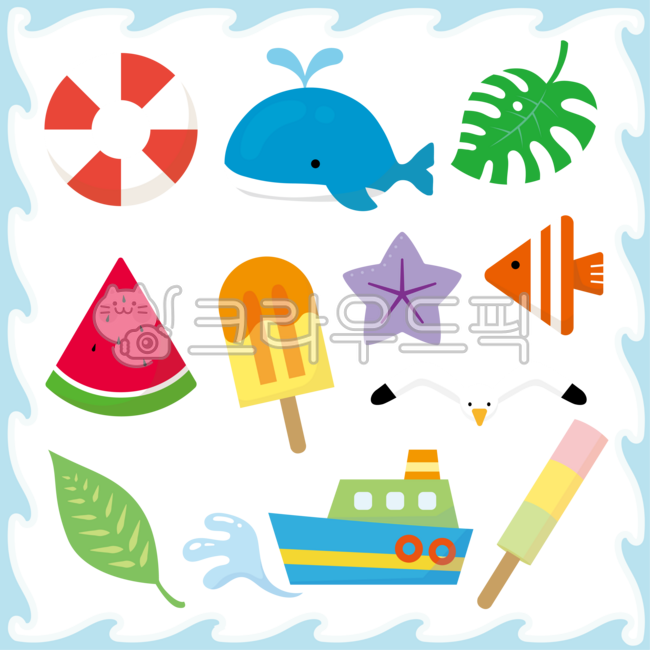 beach,season,boat,clipart,collection,design,designsource,element,exotic,graphic,handdrawn,holiday,icecream,icon,popsicle,illustration,leaf,nature,pattern,seagull,set,ship,starfish,sticker,fish,summer vacation,summer,travel,tropical,vacation,watermelon,wat