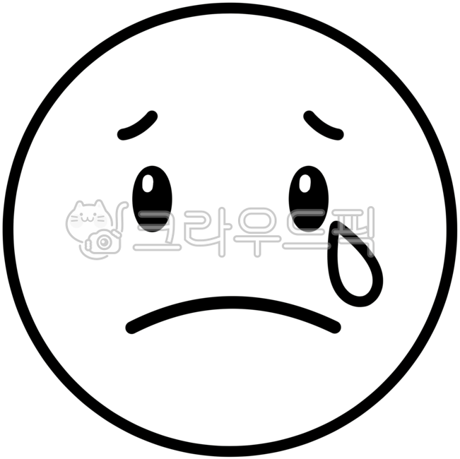 얼굴, 표정, 감정, 이모티콘, 캐릭터, 사진,이미지,일러스트,캘리그라피 - 정재니작가