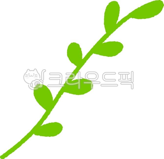 잎, 줄기, 초록식물, 벡터, 일러스트, 사진,이미지,일러스트,캘리그라피 - liflifya작가