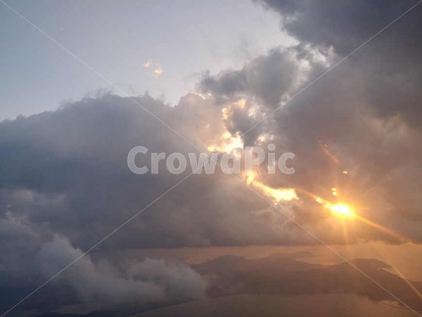 구름,하늘,태양,석양,노을,자연,풍경,nature,landscape,light,빛,flare,플레어,sunlight,햇빛