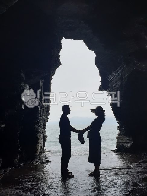 상족암,사진명소,고성군,주상절리,커플