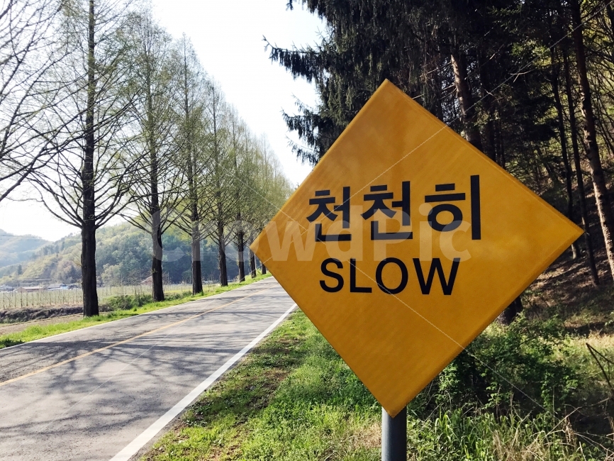 천천히,느린,표지판,길,여유,여행,교통,교통수단,traffic,transportation,사물,물건,오브젝트,thing,object,matter
