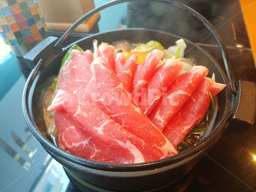 스키야끼,전골,일식,냄비,음식,식사,meal,요리
