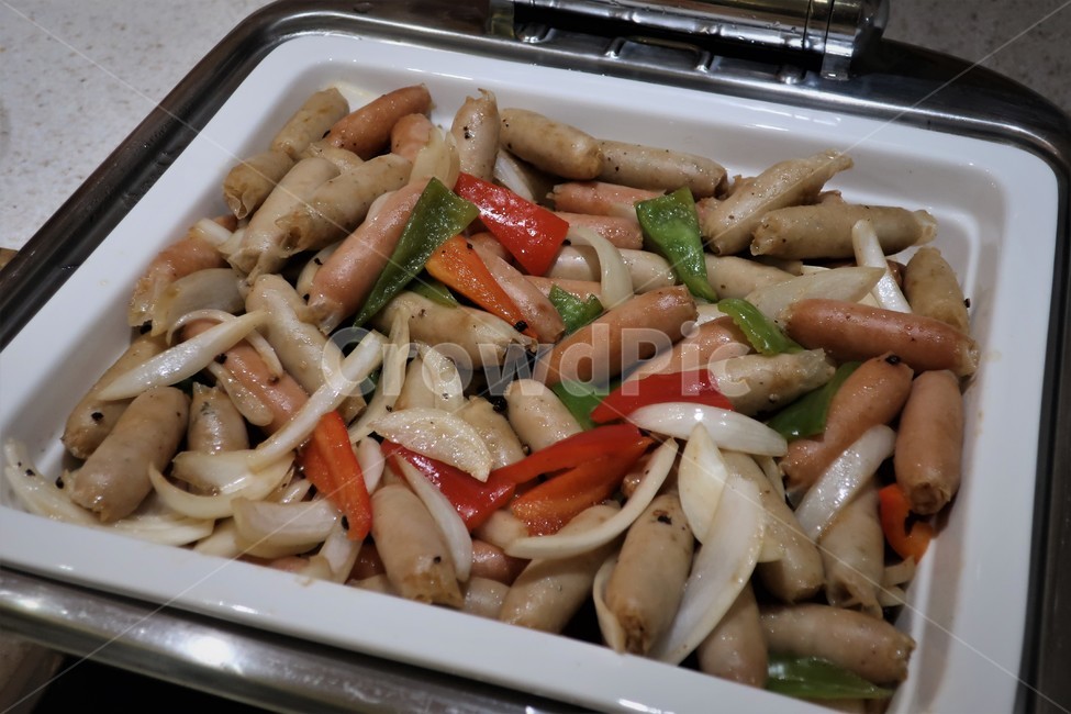 치폴라타,소세지,야채,양파,피망,파프리카,조식,뷔페,요리,반찬,음식,식재료,요리,food,cook,meal,dishes,food reserves