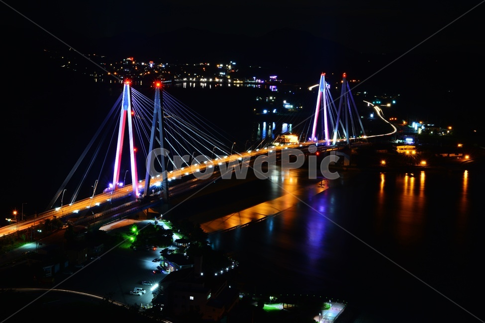 building,건물,bridge,다리,road,도로,진도,진도대교,대교,진도대교야경,야경,해변,해변야경