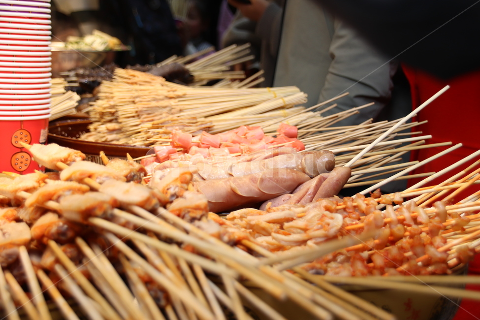 음식,먹거리,꼬치,모둠꼬치,중국옛거리