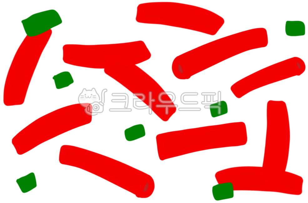 Tteokbokki,tteokbokki illustration,tteok,green onion,snack,snack illustration,food,food illustration