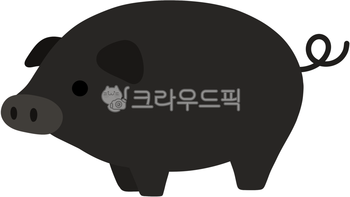 흑돼지,제주도,제주특산품,동물,귀여운,심플한,캐릭터,꾸미기,스티커,요소,일러스트