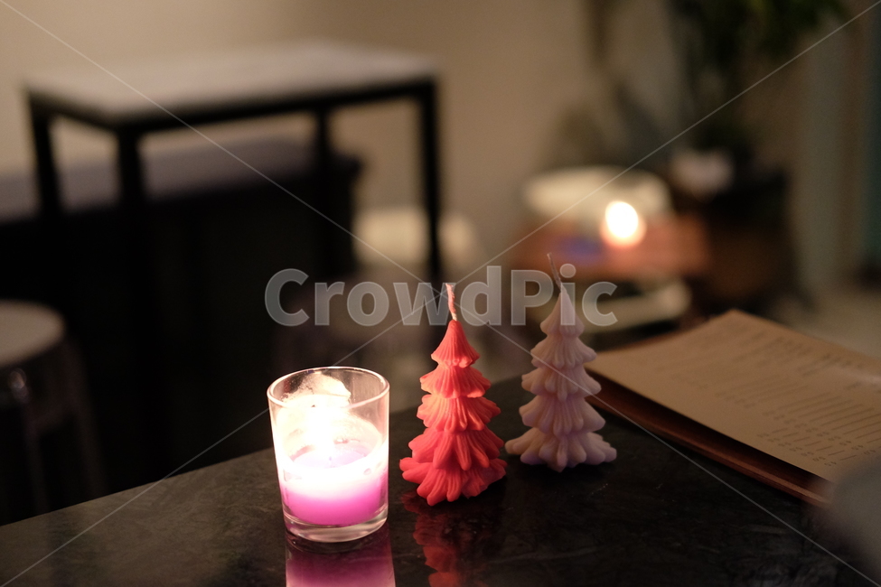 candle,winter,tree,light,향초,겨울,감성사진