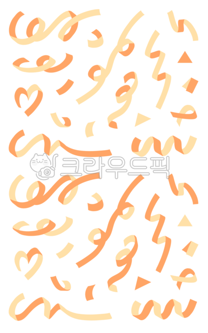 컨페티스티커,컨페티png,컨페티,굿노트스티커,굿노트png,goodnotes,굿노트,스티커,아이패드,다이어리,다꾸,꾸미기,장식,주황색,confetti,orange