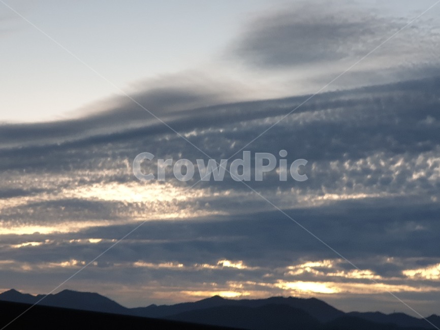 nature,자연,해질녘,구름,sky,하늘