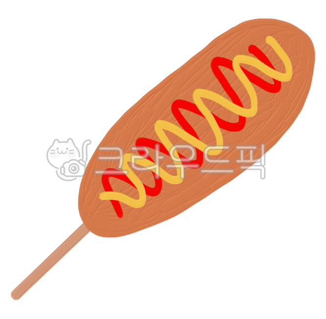 Hotdog,Decorating a diary,hand drawing,snack,fried food,sausage,food,mustard,sticker png,Dakku,Good Note Sticker,street food,Dakku Sticker,Korean food,hot dog illustration,fastfood,ketchup