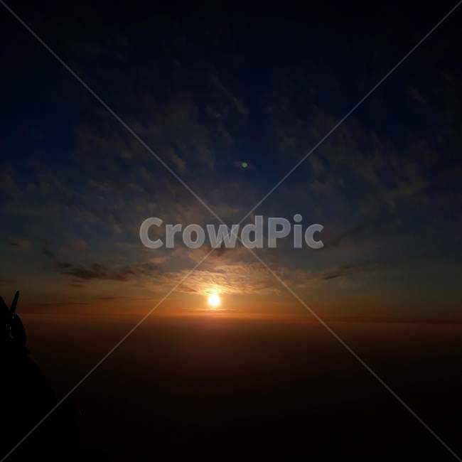 일출,풍경,지리산,구름,sunrise