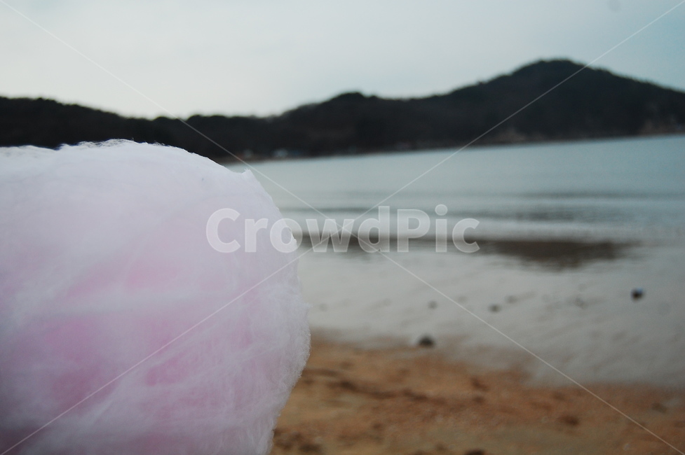 바다,해변,모래해변,솜사탕,서해안